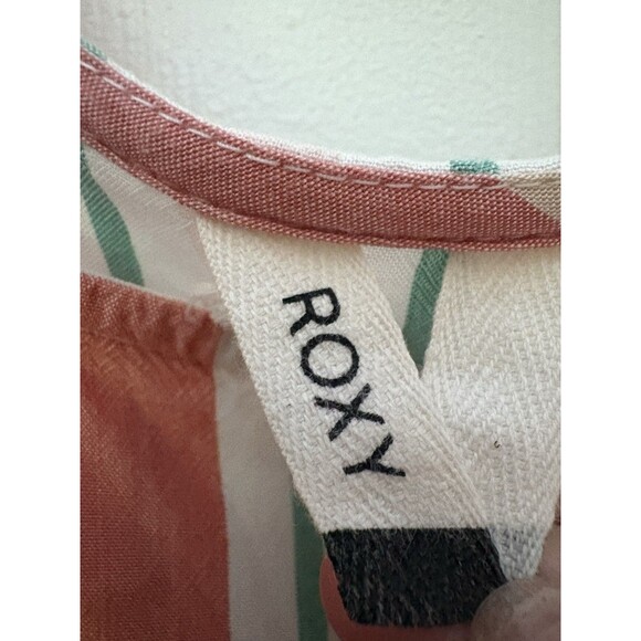 Roxy Women's From The Clouds Striped Multicolor Strappy Jumpsuit Size Small - Picture 4 of 5